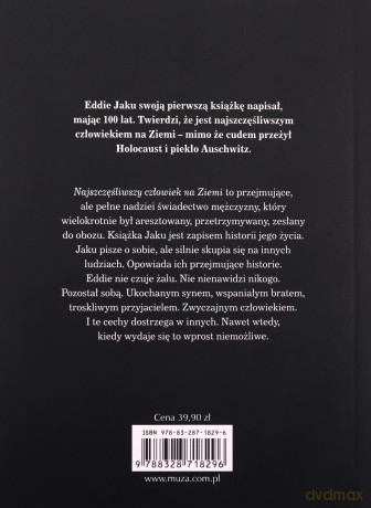 Najszczęśliwszy człowiek na Ziemi - Eddie Jaku [KSIĄŻKA]