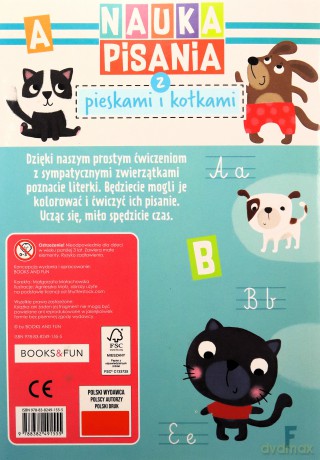 Nauka pisania z pieskami i kotkami [KSIĄŻKA]