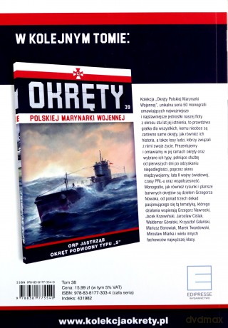 ORP Krakowiak niszczyciel eskortowy typu Hunt II. Okręty Polskiej Marynarki Wojennej (Tom 38) [KSIĄŻKA]