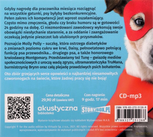 Pies zawodowiec. Opowieści o czworonogach, które żadnej pracy się nie boją - Laura Greaves [AUDIOBOOK]