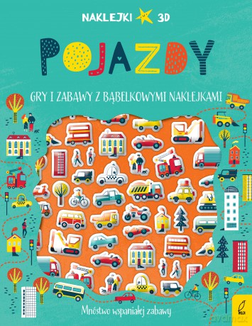 Pojazdy. Wypukłe naklejki [KSIĄŻKA]