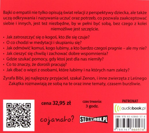 Przyjaciele żyrafy. Bajki o empatii (Tom 3) - Joanna Berendt, Aneta Ryfczyńska [AUDIOBOOK]
