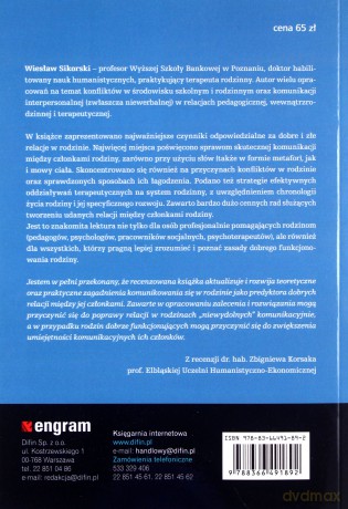 Psychologia relacji wewnątrzrodzinnych. Komunikowanie się i psychoterapia - Wiesław Sikorski [KSIĄŻKA]