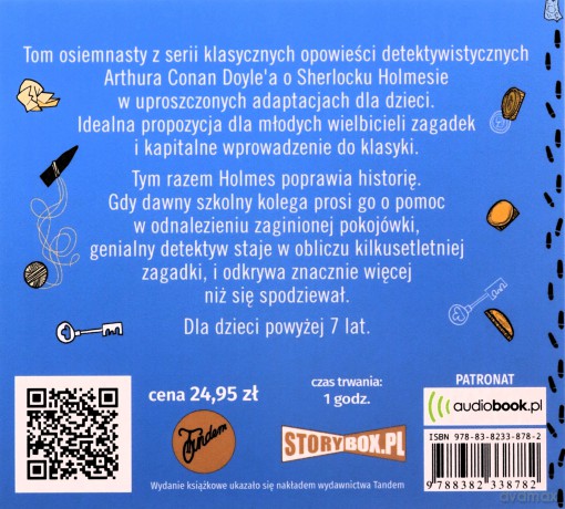 Rytuał Musgrave'ów. Klasyka dla dzieci. Sherlock Holmes (Tom 18) - Arthur Conan Doyle [AUDIOBOOK]