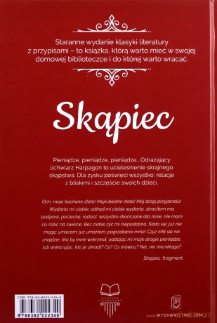 Skąpiec - Molier [KSIĄŻKA]
