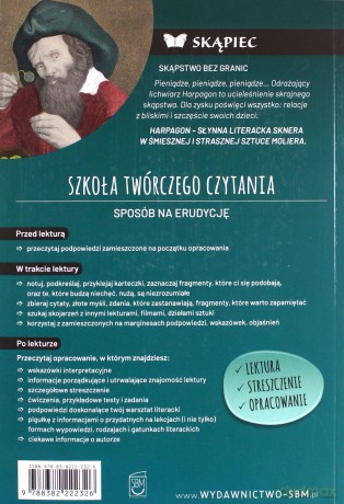 Skąpiec. Lektura z opracowaniem - Molier [KSIĄŻKA]