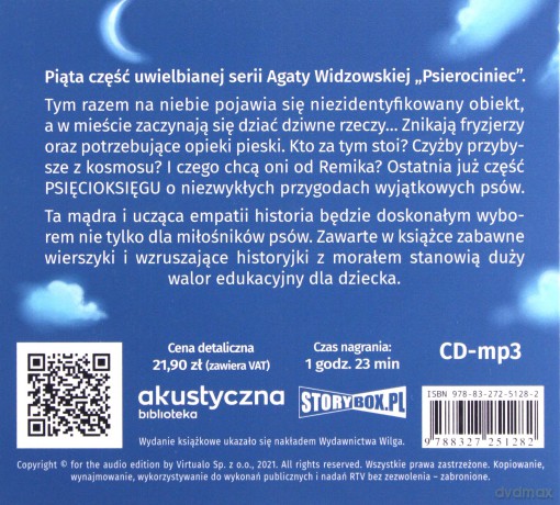 Ufopsiaki. Psierociniec (Tom 5) - Agata Widzowska [AUDIOBOOK]