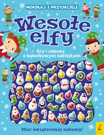 Wesołe elfy. Wypukłe naklejki [KSIĄŻKA]