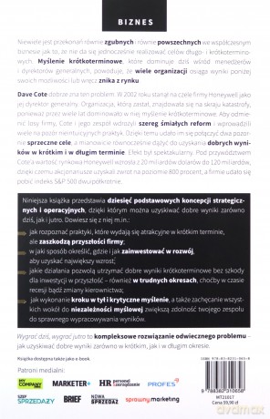 Wygrać dziś, wygrać jutro. Strategia rozwoju firmy w krótkim i długim okresie - David M. Cote [KSIĄŻKA]
