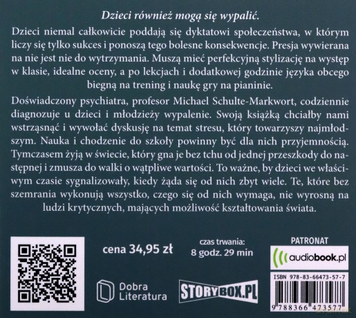 Wypalone dzieci - Michael Schulte-Markwort [AUDIOBOOK]
