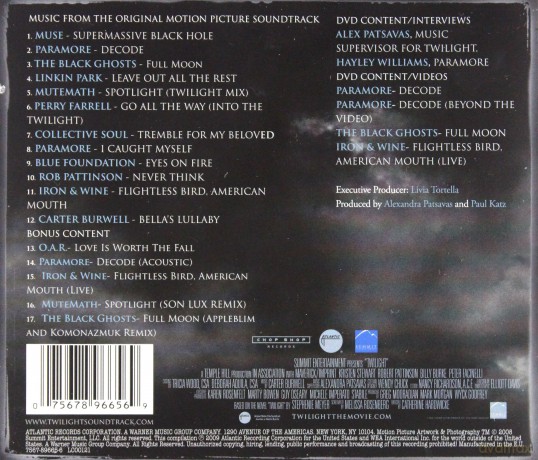 Zmierzch (Twilight) Pakiet [2DVD]+[CD]