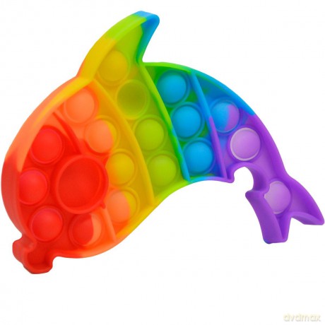 Antystresowa Sensoryczna Push Pop It Dwa delfiny Duże