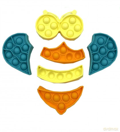 Antystresowa Sensoryczna Push Pop It Puzzle Pszczółka do składania
