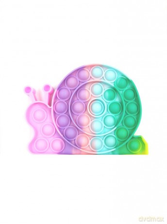 Antystresowa Sensoryczna Push Pop It Ślimak Pastel