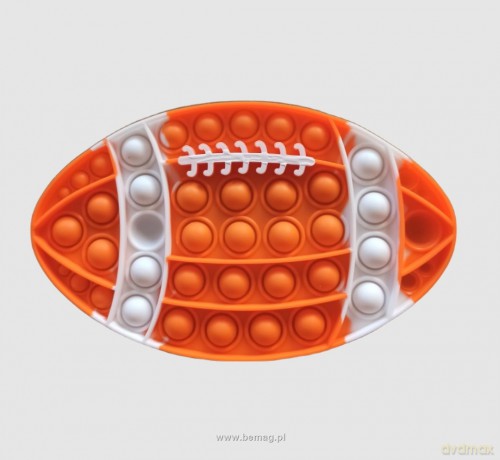 Antystresowa Sensoryczna Push Pop It Piłka Rugby