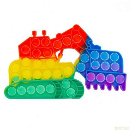 Antystresowa Sensoryczna Push Pop It Koparka