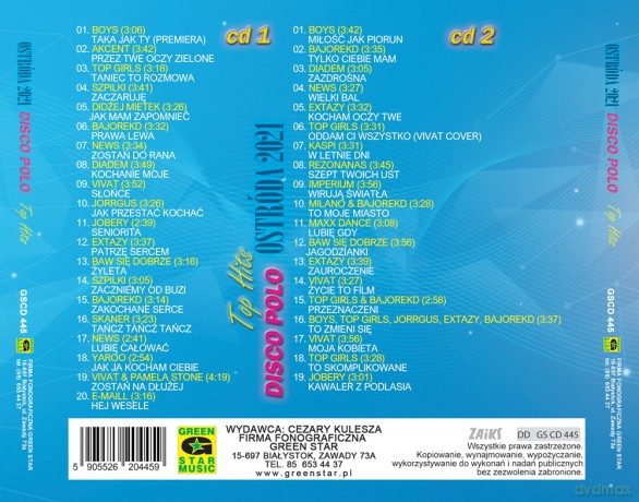Ostróda Disco Polo 2021 [CD]