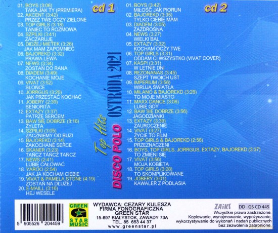 Ostróda Disco Polo 2021 [CD]
