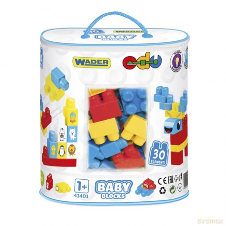 Baby Blocks Klocki w torbie 30 el. [KLOCKI]
