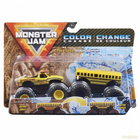 Pojazdy Monster Jam 1/64 Diecast 2-pak
