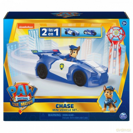 Pojazdy Psi Patrol Mały zestaw Dwa pojazdy Chasea