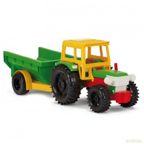Traktor z przyczepą