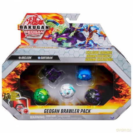 Zestaw figurek Bakugan Geogan Rising Seria 3 Pack 1 [FIGURKA]