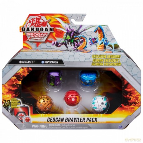 Zestaw figurek Bakugan Geogan Rising Seria 3 Pack 2 [FIGURKA]