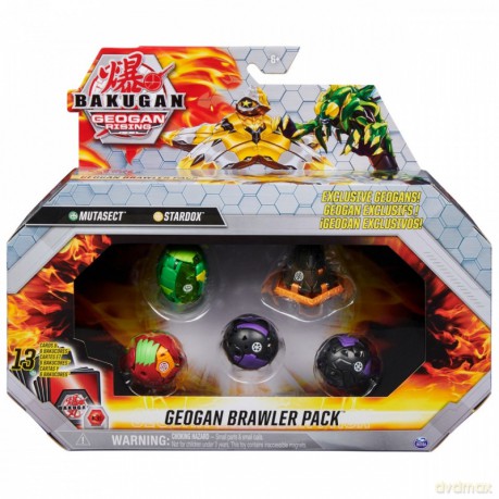 Zestaw figurek Bakugan Geogan Rising Seria 3 Pack 3 [FIGURKA]