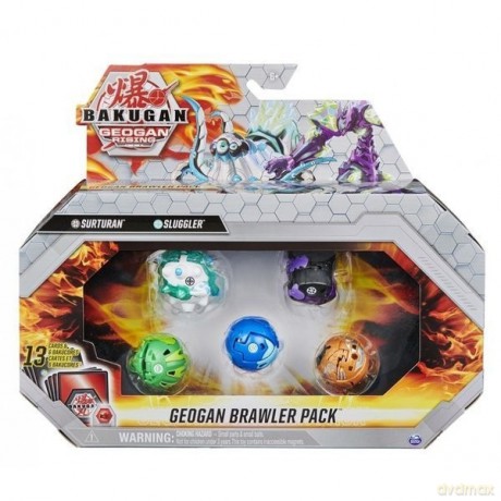 Zestaw figurek Bakugan Geogan Rising Seria 3 Pack 4 [FIGURKA]