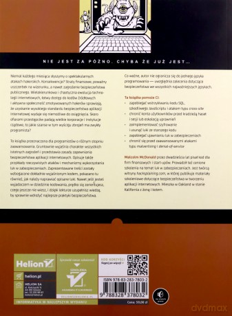 Bezpieczeństwo aplikacji internetowych dla programistów - Malcolm McDonald [KSIĄŻKA]