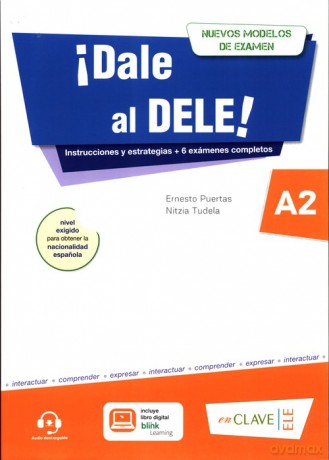 Dale al DELE A2 książka + wersja cyfrowa + zawartość Online - Nitzia Tudela [KSIĄŻKA]