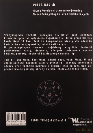 Encyklopedia technik bazowych Jiu-Jitsu (Tom 8) - Paweł Nerć [KSIĄŻKA]