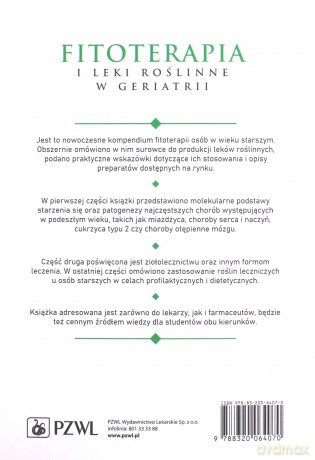 Fitoterapia i leki roślinne w geriatrii [KSIĄŻKA]