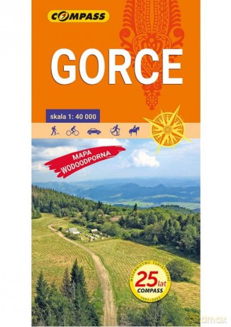 Gorce Mapa turystyczna wodoodporna 1:40 000