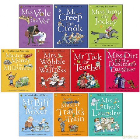 Happy Families Collection 10 Books Set - Allan Ahlberg [KSIĄŻKA]
