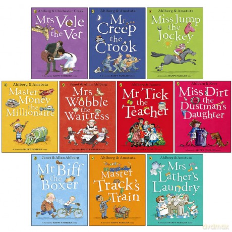 Happy Families Collection 10 Books Set - Allan Ahlberg [KSIĄŻKA]