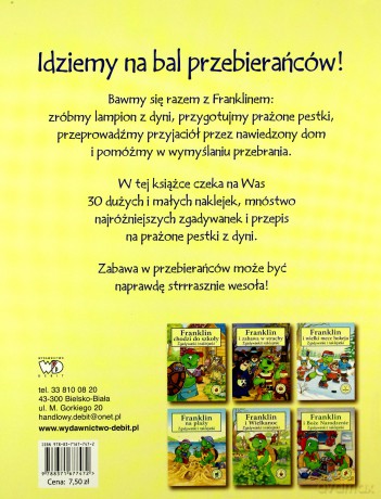 Franklin I Zabawa W Strachy Zgadywanki I Naklejanki [KSIĄŻKA]