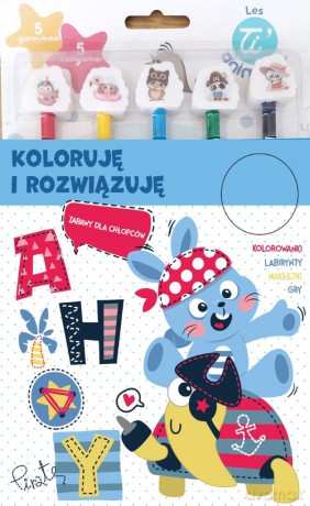 Koloruję i rozwiązuję - Ewelina Grzankowska [KSIĄŻKA]