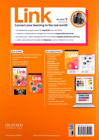 Link dla klasy 5 Materiały ćwiczeniowe + Online Practice - Sarah Phillips, Diana Anyakwo [KSIĄŻKA]