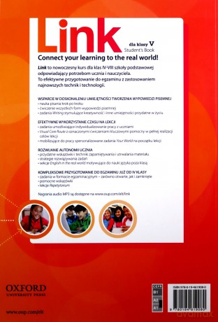 Link dla klasy 5 Podręcznik z cyfrowym odzwierciedleniem - Sarah Phillips, Jessica Finnis [KSIĄŻKA]