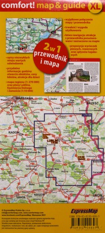 Lubelszczyzna i Roztocze laminowany map&guide 2w1 przewodnik i mapa