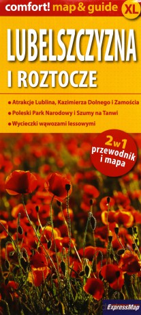 Lubelszczyzna i Roztocze laminowany map&guide 2w1 przewodnik i mapa
