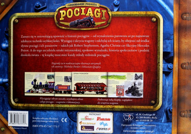 Pociągi Legendarne Podróże (twarda) [KSIĄŻKA]