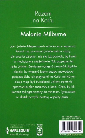 Razem na Korfu - Melanie Milburne [KSIĄŻKA]