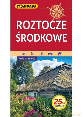 Roztocze Środkowe Mapa turystyczna 1: 50 000
