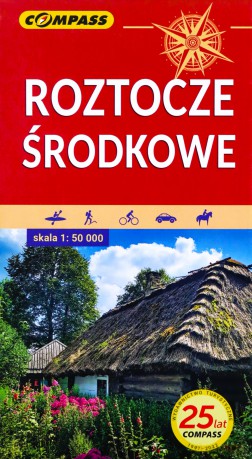 Roztocze Środkowe Mapa turystyczna 1: 50 000