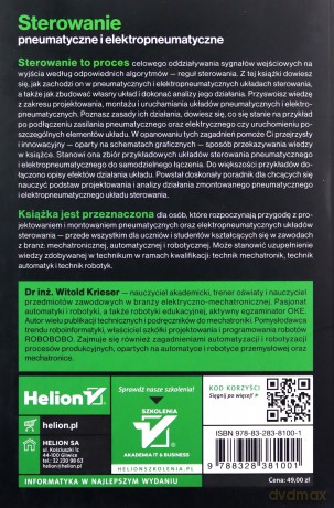 Sterowanie pneumatyczne i elektropneumatyczne - Witold Krieser [KSIĄŻKA]