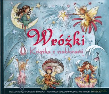 Wróżki Książka Z Szablonami (twarda) [KSIĄŻKA]