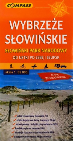 Wybrzeże Słowińskie Słowiński Park Narodowy 1:55 000